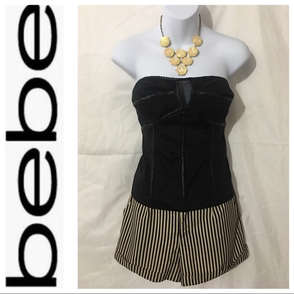 BEBE Tops - STRAPLESS BUSTIER w/ attachable/detachable strap